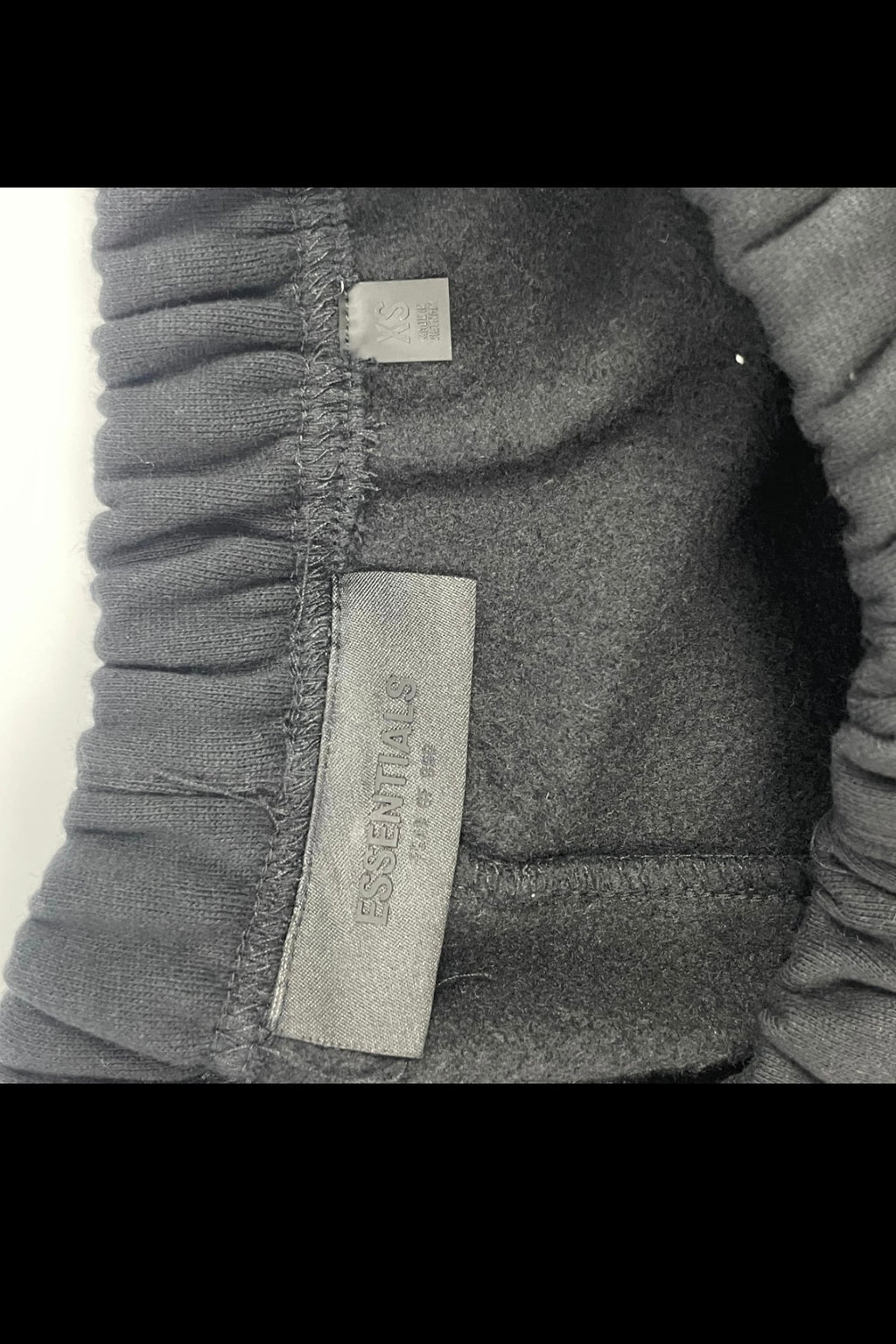 All black essentials shorts ￼