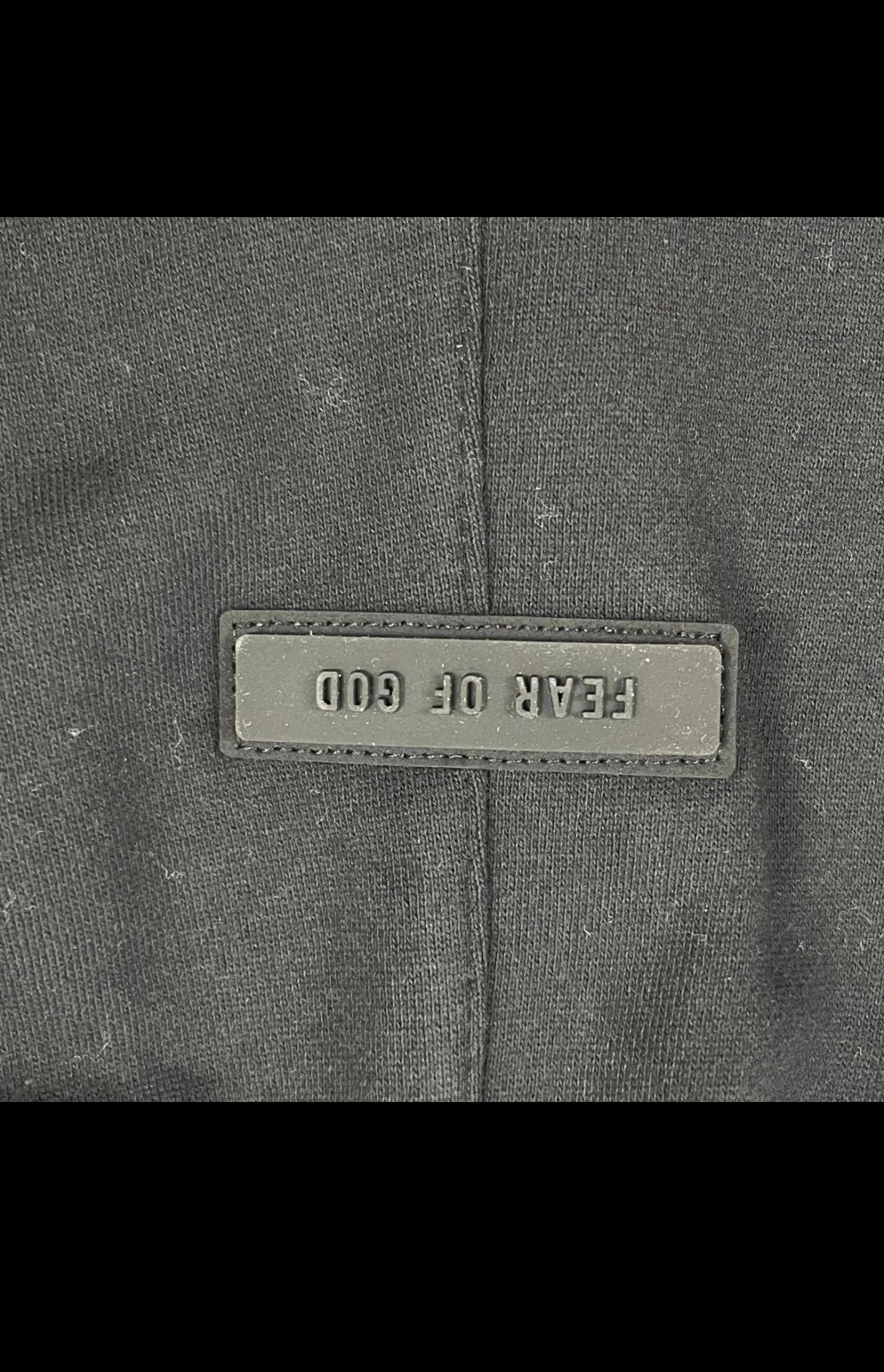 All black essentials shorts ￼