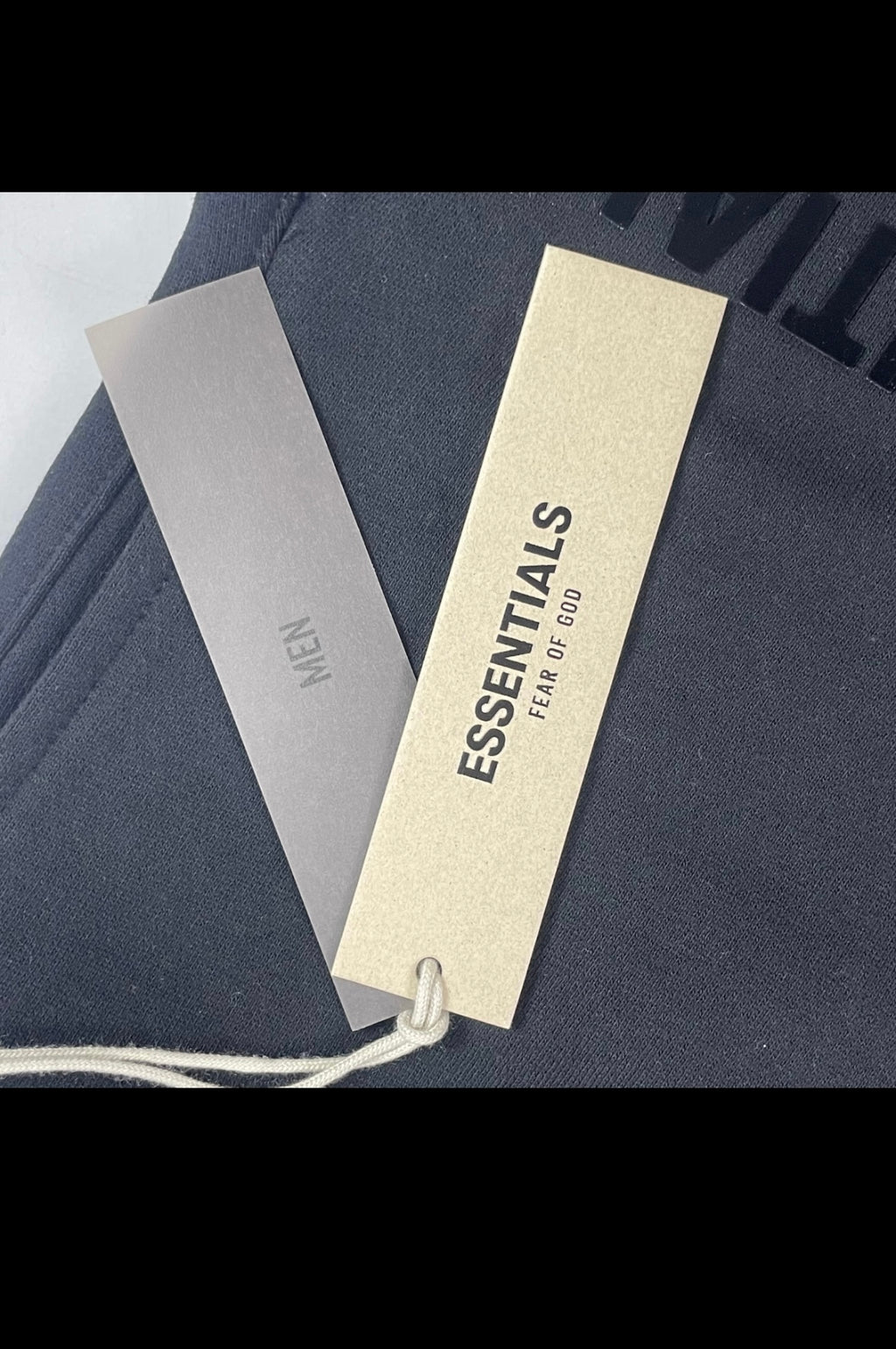 All black essentials shorts ￼